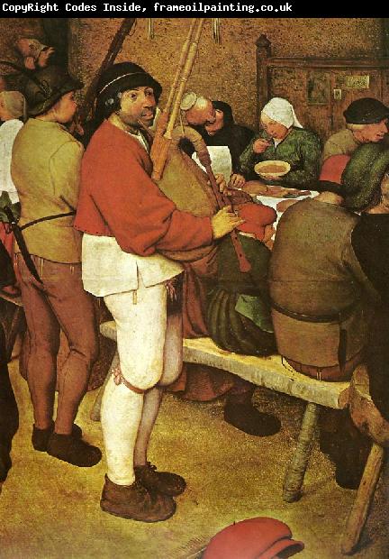 Pieter Bruegel detalj fran bondbrollopet